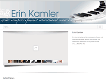 Tablet Screenshot of erinkamler.net